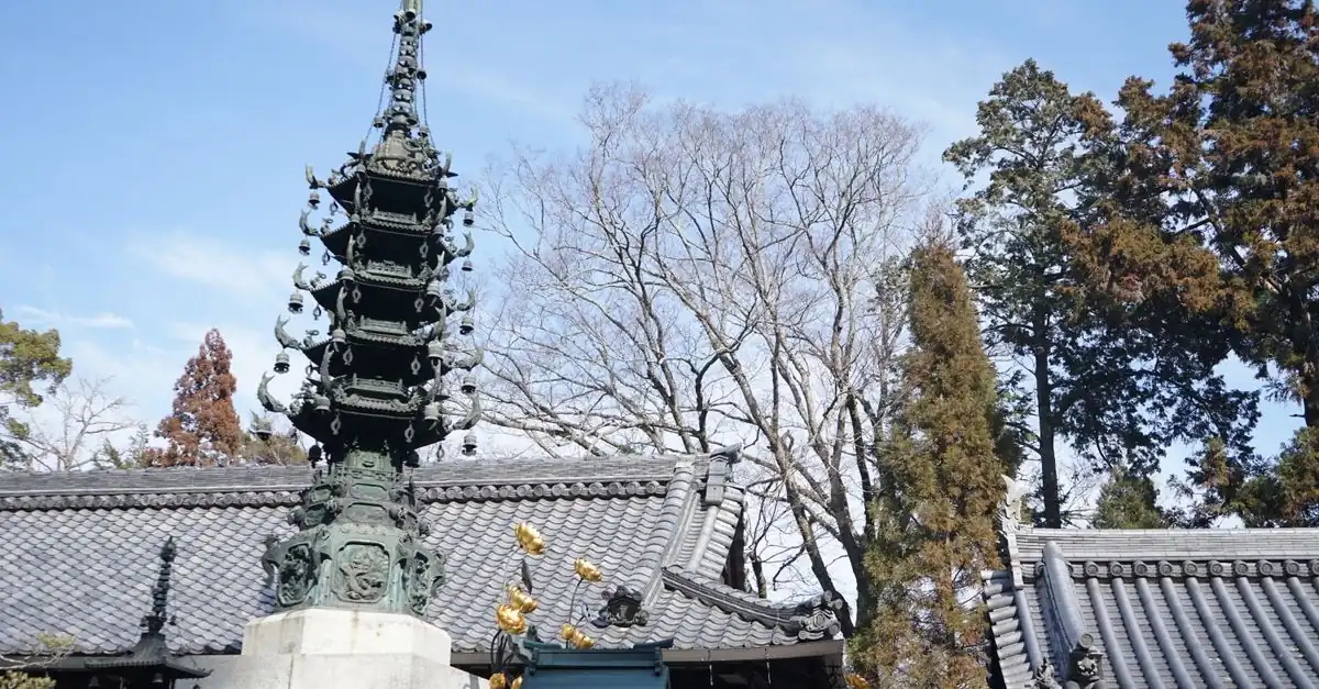 浄土宗・曹洞宗・臨済宗の本尊と仏具を仏壇前で比較する様子